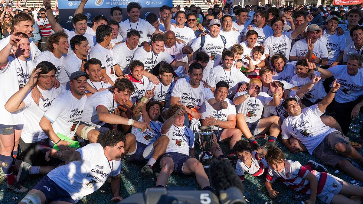 Marista es el campeón del Torneo del Interior A de rugby.