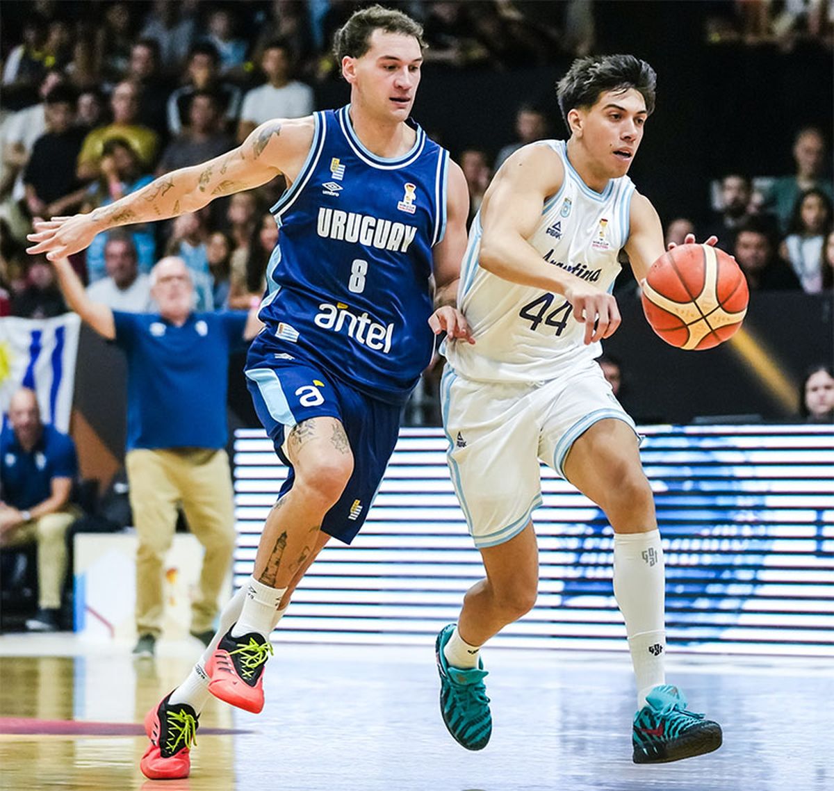 Argentina no pudo con Uruguay por los Clasificatorios FIBA.