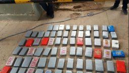 Golpe al narcotráfico: secuestran 132 kilos de cocaína