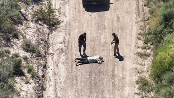 Video y fotos: golpeó a una mujer y sus hijos, escapó y fue detenido con la ayuda de drones