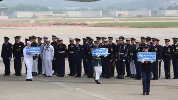 Corea del Norte devolvió a Estados Unidos los restos de sus soldados