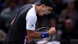 Francisco Cerúndolo tuvo un buen debut este lunes en el Masters 1000 de París, venciendo al local Quentin Halys.