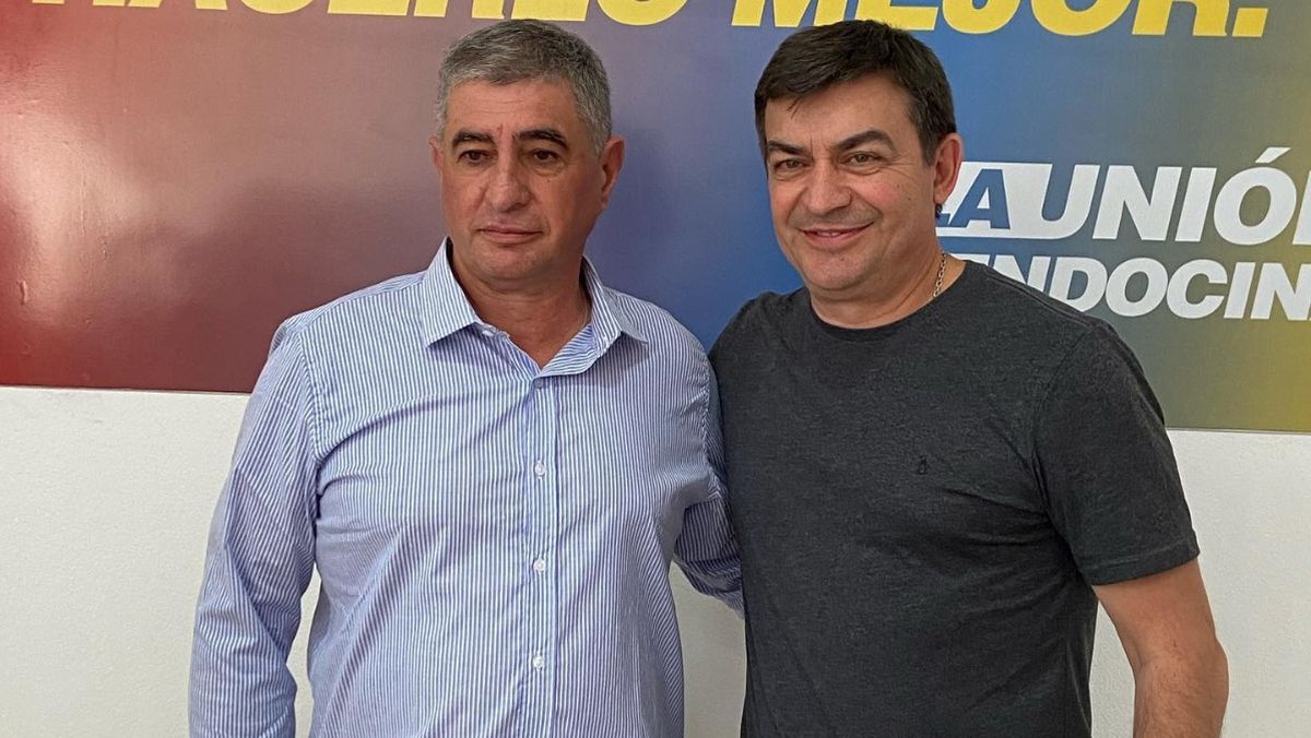 Rubén Javier López y Omar De Marchi, dos referentes de La Unión Mendocina.