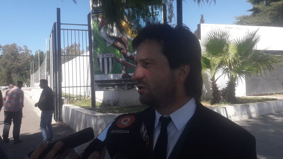 Fernando Porretta el presidente de Gimnasia y Esgrima se refirió al clásico ante Independiente Rivadavia.