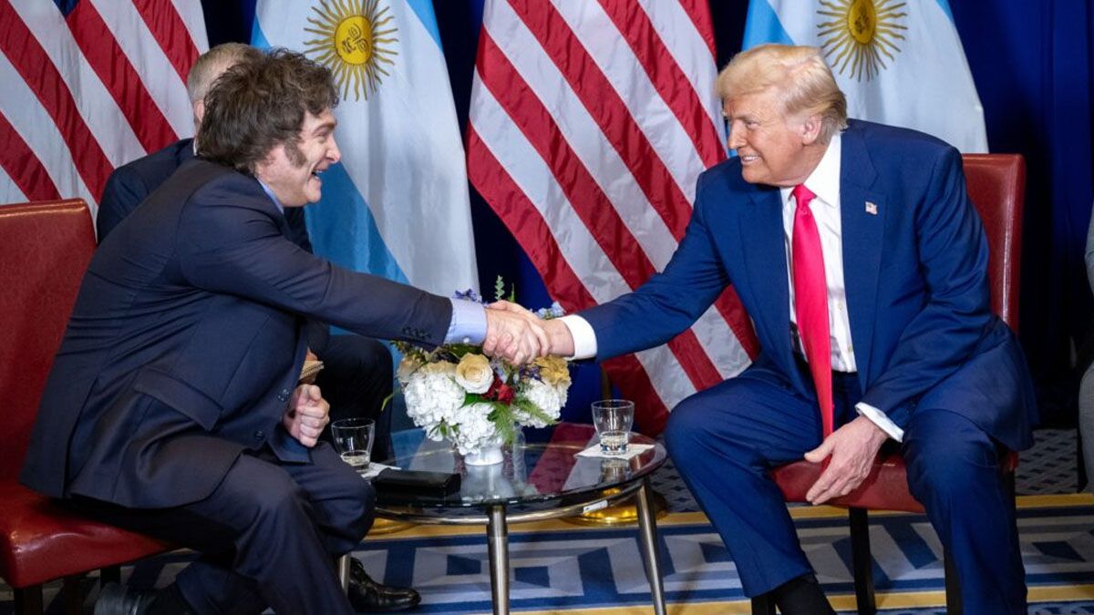 Milei y Donald Trump