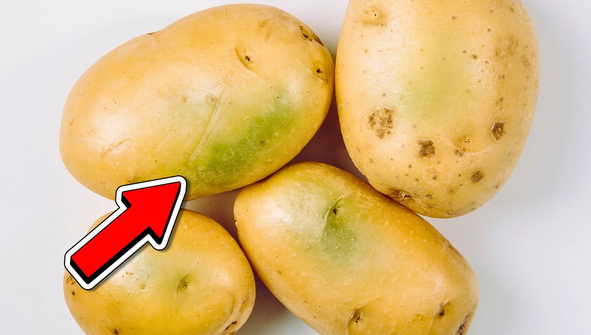 Las manchas verdes en las papas se producen por una serie de componentes naturales