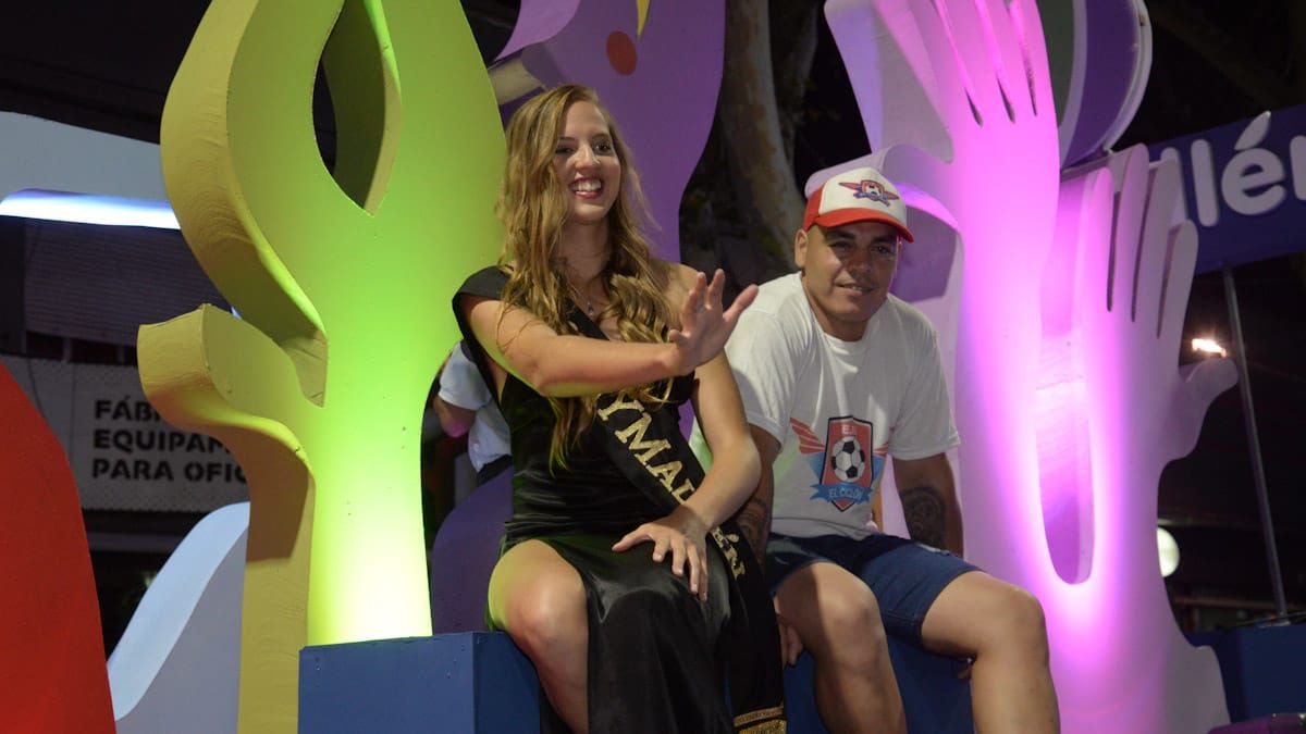 Sofía Grangetto, la reina 2020 de Guaymallén, reapareció en la Vía Blanca luego de varios días de ausencia en los actos vendimiales.