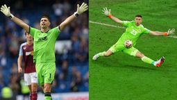 El Dibu Martínez se hizo gigante en el Aston Villa, como en el Mundial Qatar 2022 con la Selección argentina.