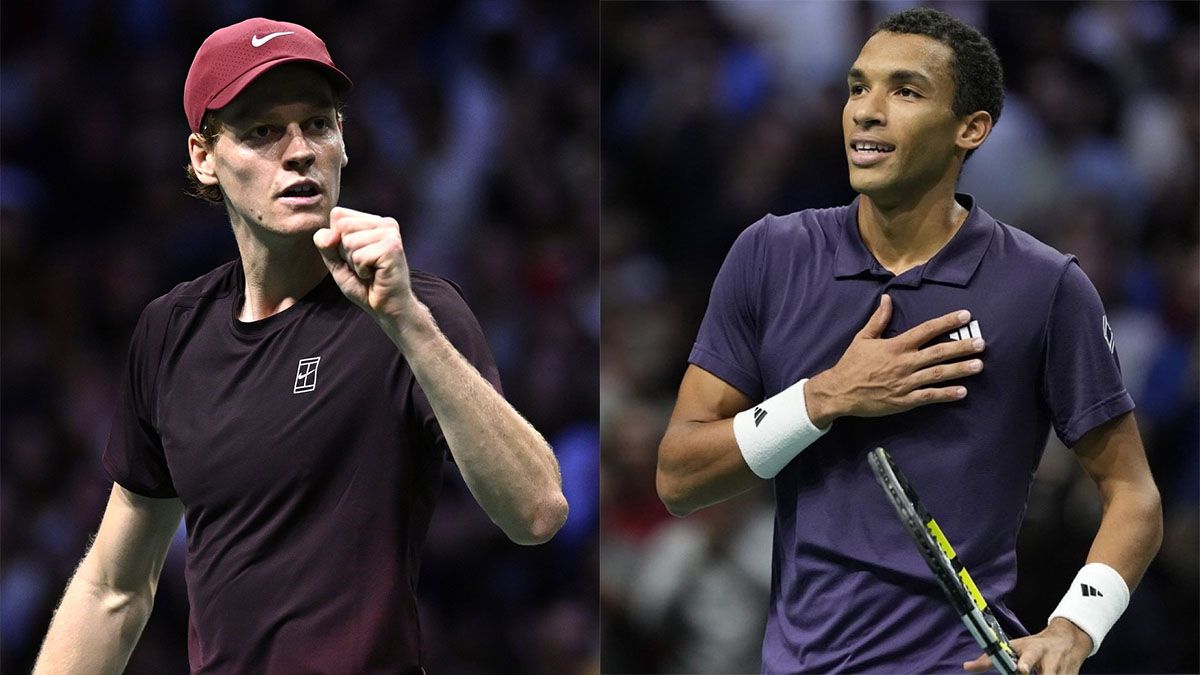 Jannik Sinner vs. Auger-Aliassime por la final del Masters 1000 de París: cuándo se juega y dónde verlo