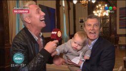 Marley y Mirko estuvieron con Mauricio Macri en la Casa Rosada