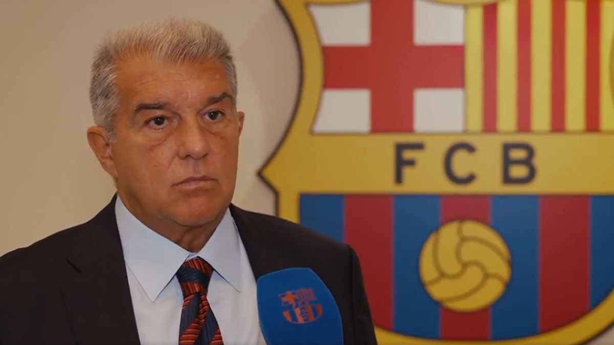 Joan Laporta se refirió al interés que tiene el Barcelona por Julián Álvarez.&nbsp;