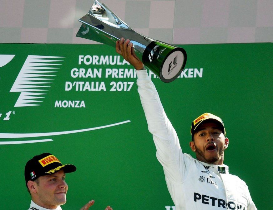 Hamilton ganó el GP de Italia y es el nuevo líder mundial