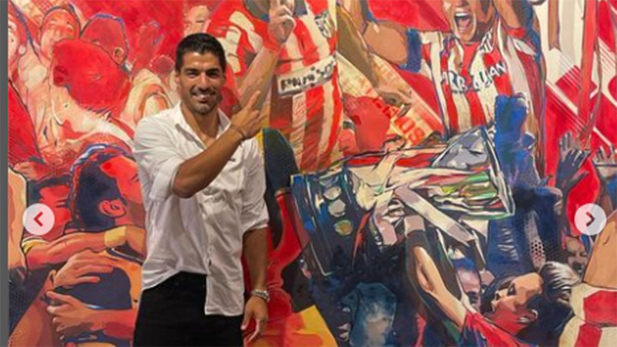 Luos Suárez se despidió de Atlético de Madrid.