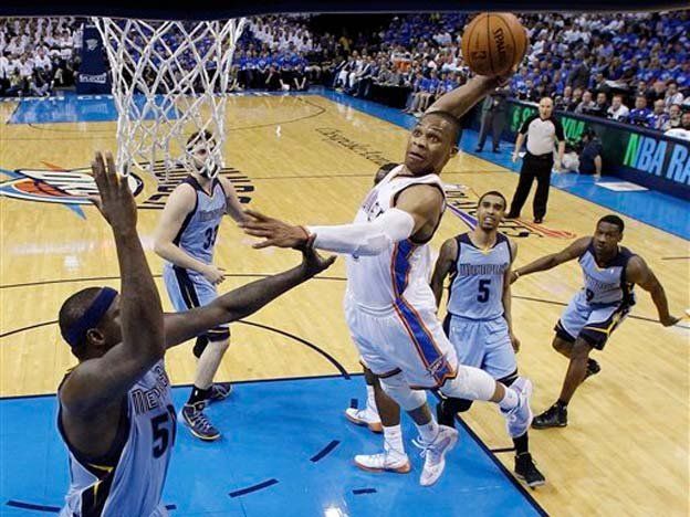 NBA: Memphis derrotó a Oklahoma e igualó la serie