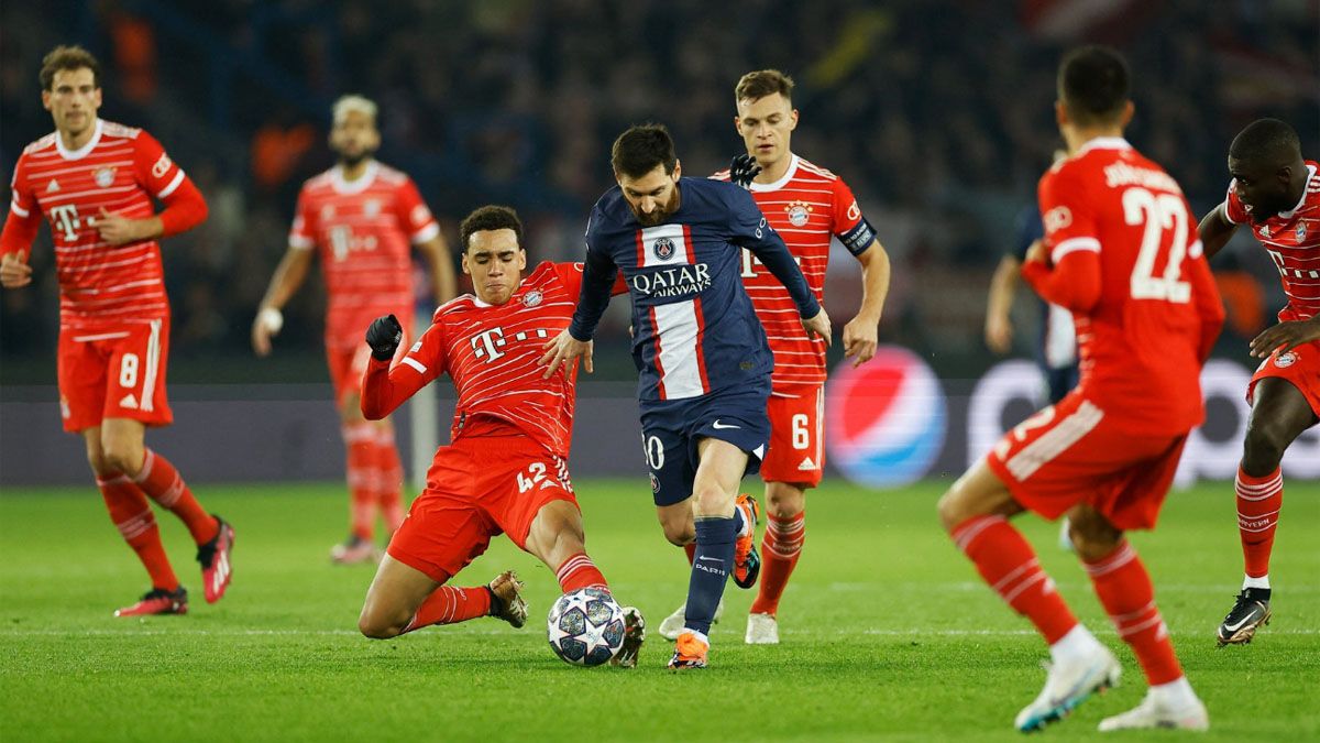 Lionel Messi no pudo evitar la derrota del PSG en la Champions League