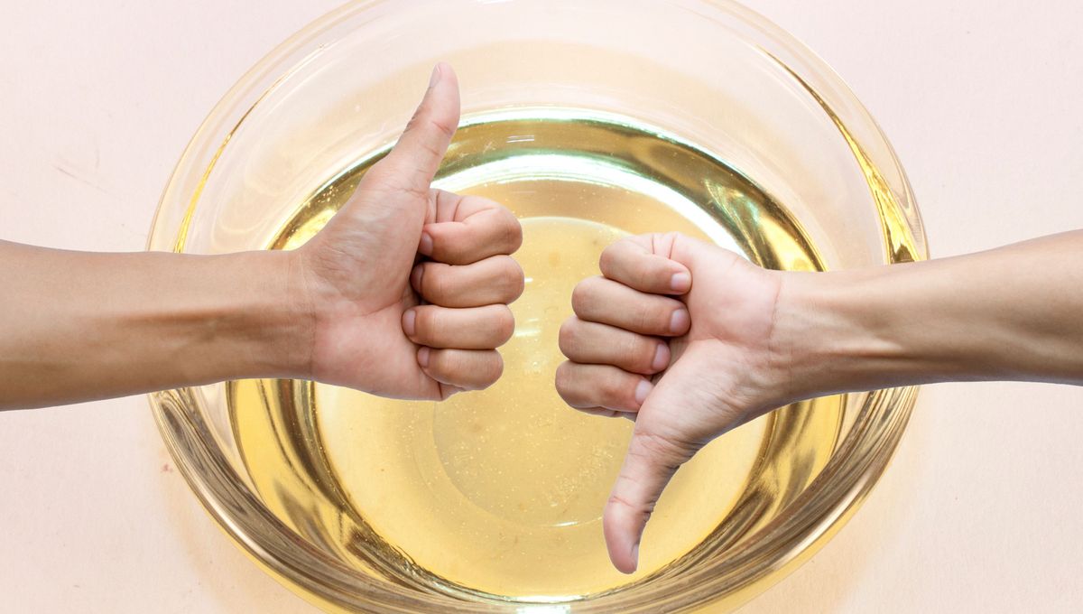 Lo ideal es rebajar el vinagre siempre con agua y no utilizarlo puro. Lo ideal es rebajar el vinagre siempre con agua y no utilizarlo puro. 