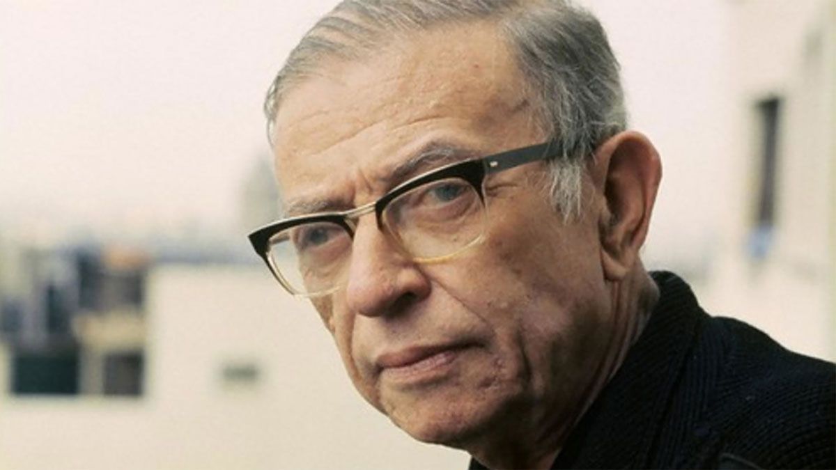 El filósofo francés Jean-Paul Sartre.
