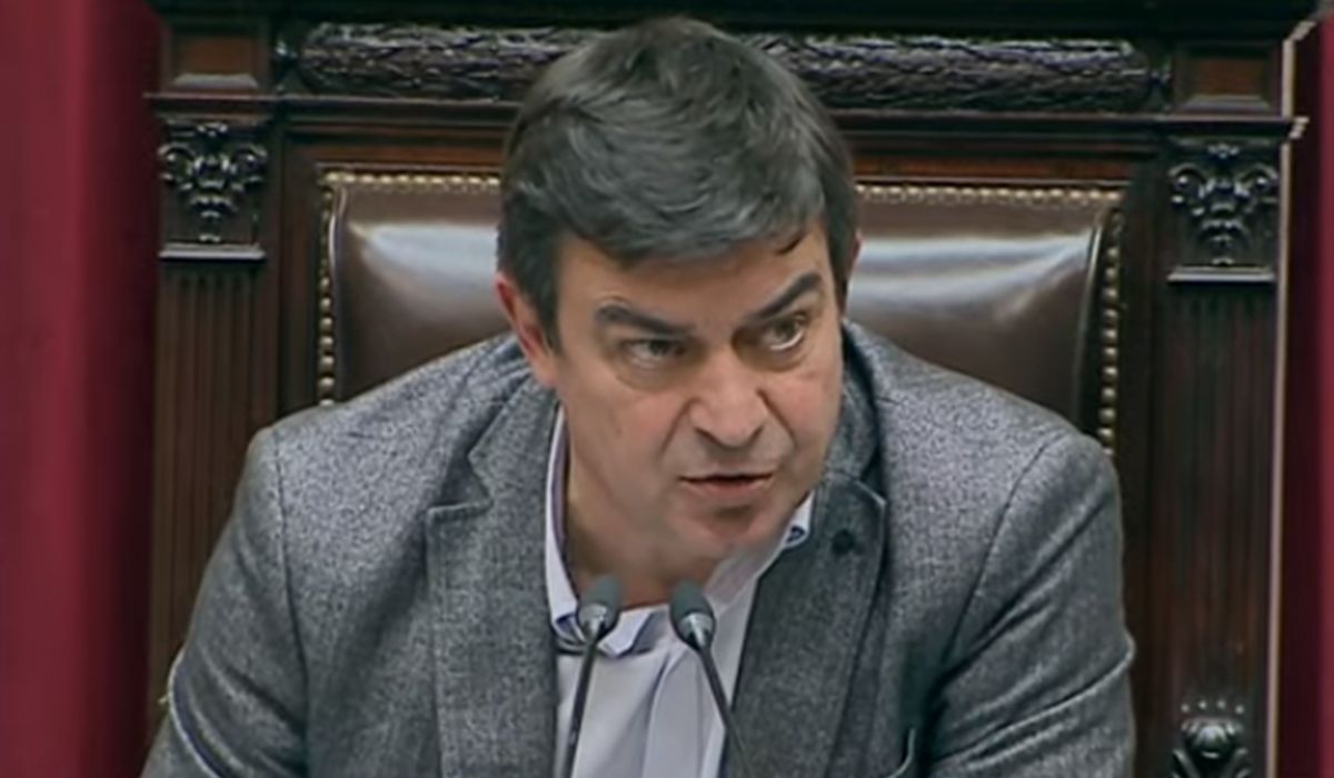 Omar De Marchi presidió la sesión de Diputados de este miércoles. 