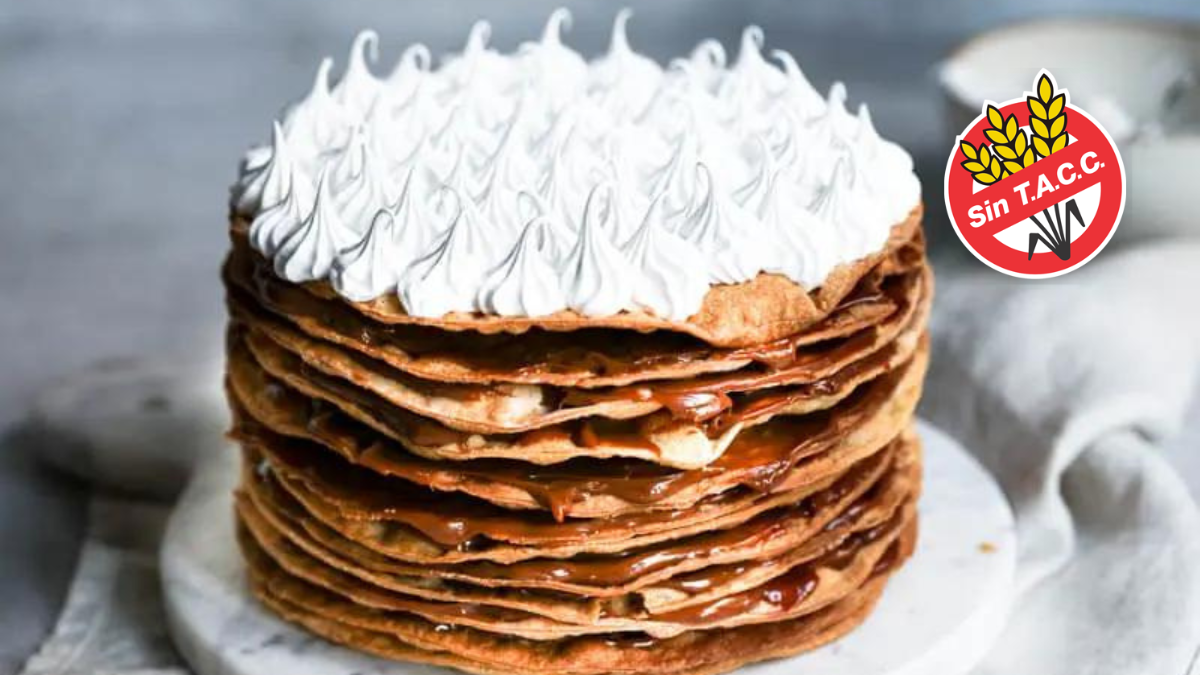 Prepara una exquisita torta rogel en simples pasos y sin TACC.