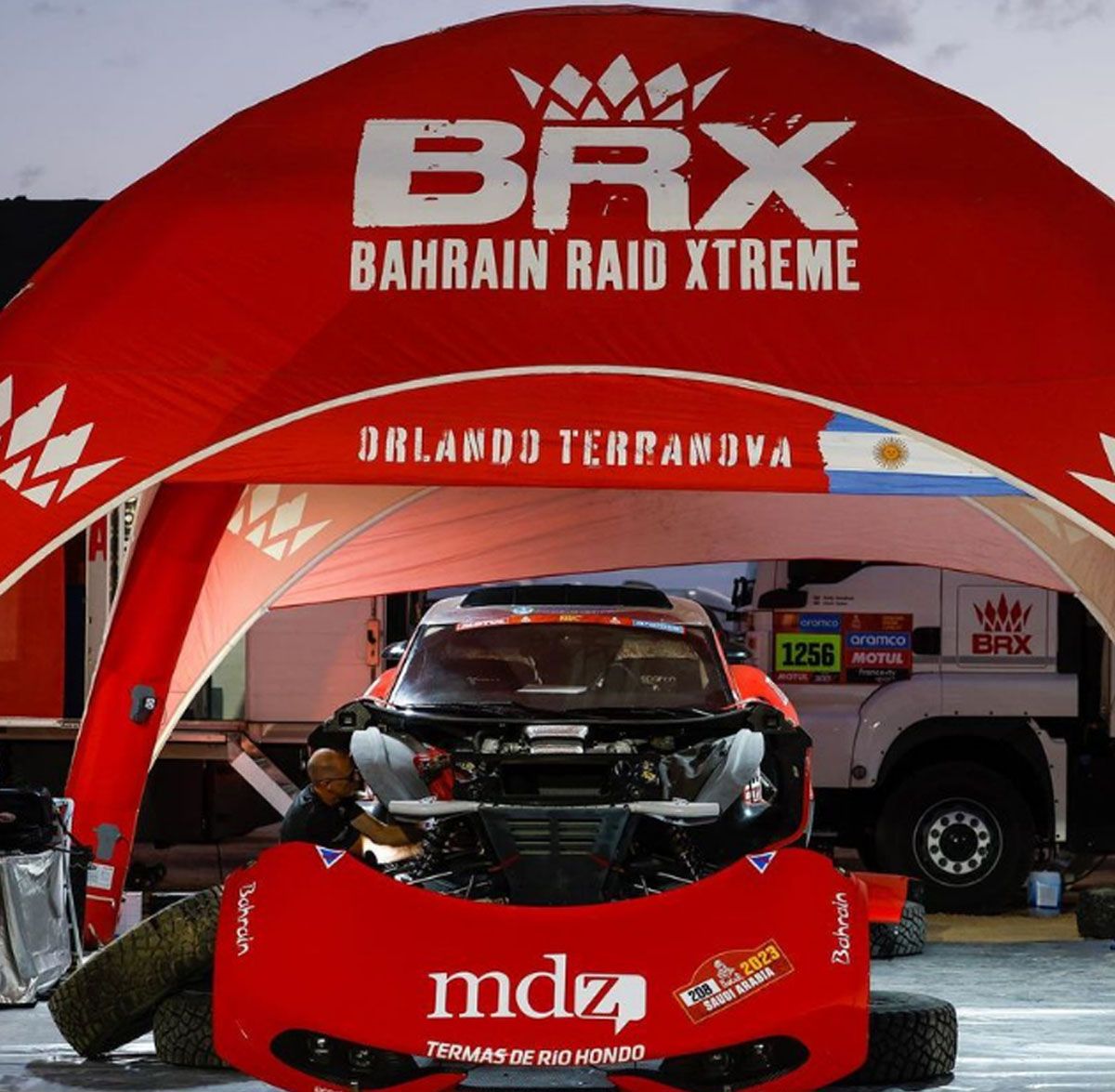 Orly Terranova ultima detalles para encarar el Rally Dakar 2023