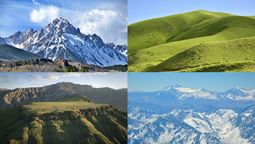 Qué diferencias tienen estos tipos de paisajes o relieves.&nbsp;