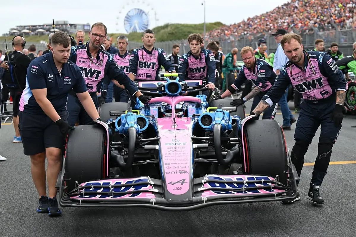 Los Alpine A525 de Franco Colapinto y de Pierre Gasly no pudieron superar la Q1 del Gran Premio de Italia y largarán desde el fondo este domingo.