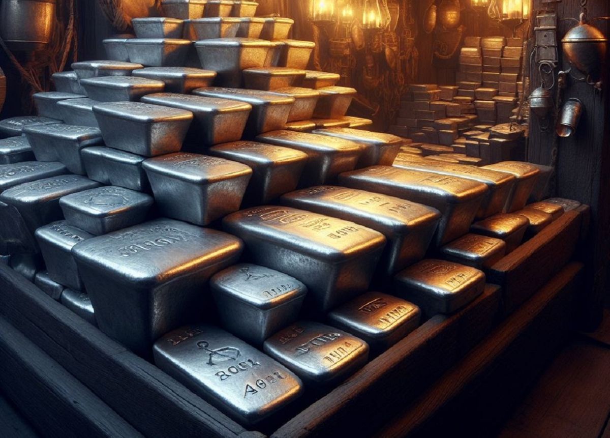 El barco hallado tenía varios lingotes de plata en su interior. Imagen ilustrativa.