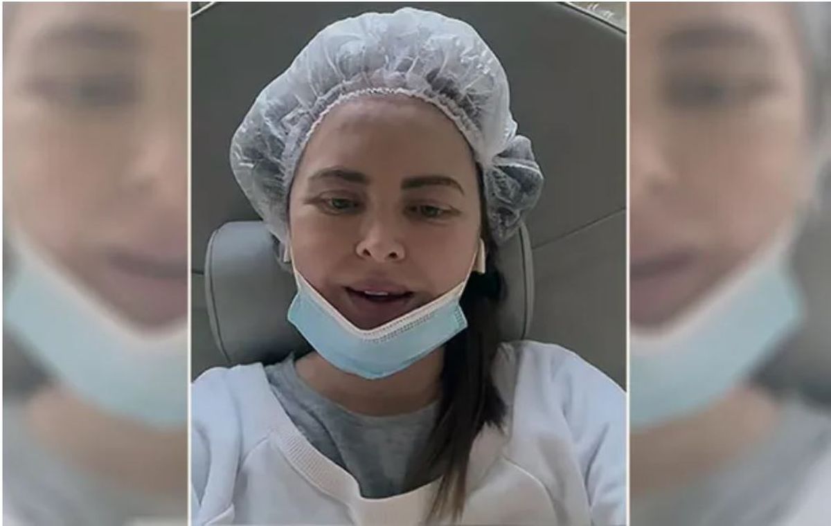 La salud de la modelo. Silvina Luna está grave.