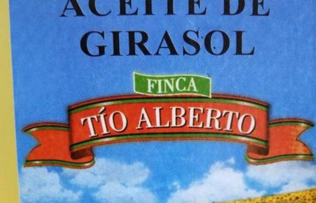ANMAT prohibió la comercialización del aceite de girarol Tío Alberto.&nbsp;
