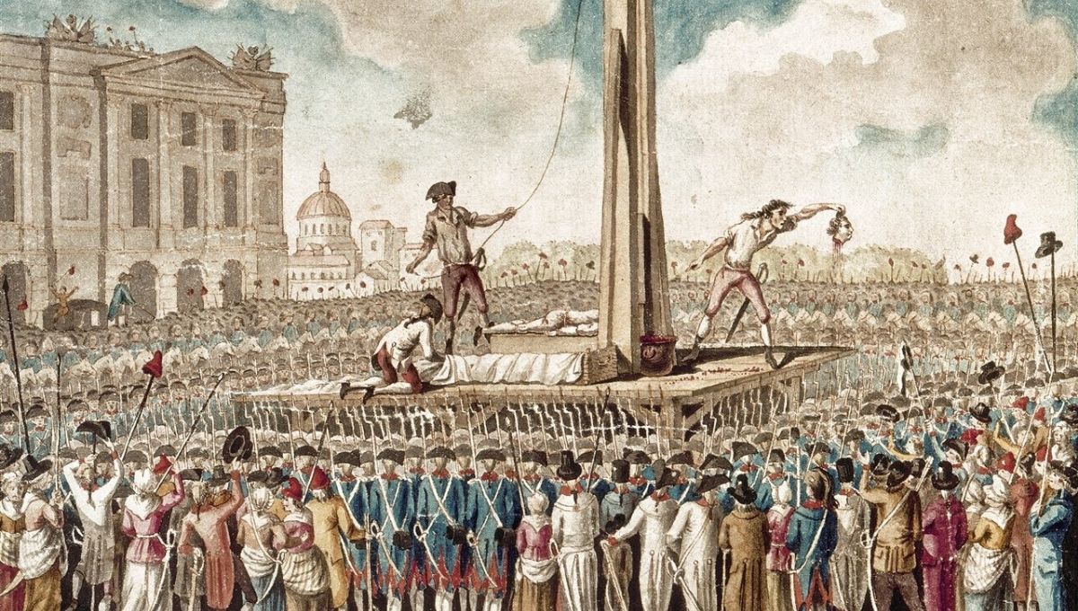 La historia de la Revolución Francesa comenzó en 1789, pero la guillotina se usó hasta hace poco