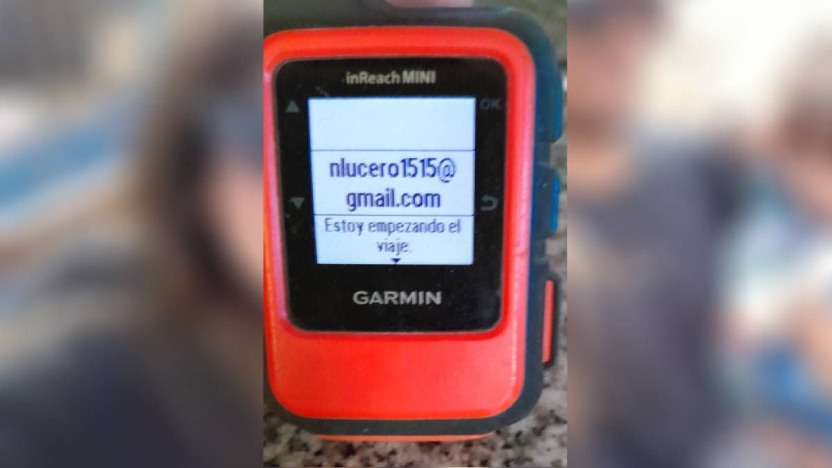 El último mensaje que escribió el andinista mendocino para su pareja y madre de su hijo María Fernanda, pero que no llegó a enviar. El último mensaje que escribió el andinista mendocino para su pareja y madre de su hijo María Fernanda, pero que no llegó a enviar.