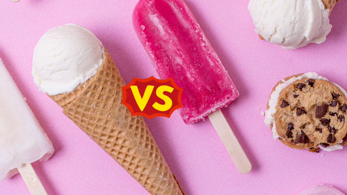 ¿Helado de crema o de agua? Este es el más saludable, según los expertos