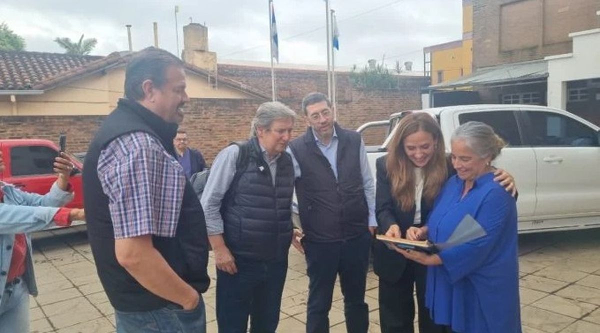 La delegaci&oacute;n del PJ Federal, con Emir F&eacute;lix, en Misiones.