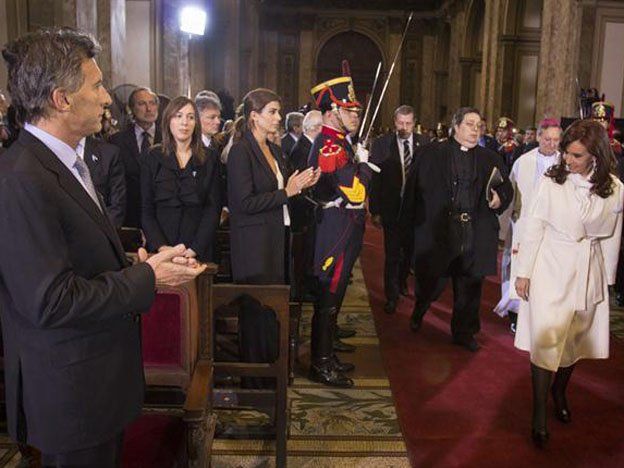 Tedeum del 25 de Mayo dividido para Mauricio Macri y Cristina Kirchner