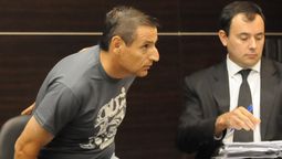 Sergio Salgado y su abogado, Carlos Moyano.
