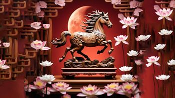 HORÓSCOPO CHINO: los 4 animales afortunados con la Luna Menguante en la semana del Caballo de Madera