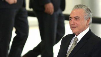 Michel Temer asumió la presidencia de Brasil
