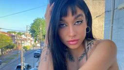 La tremenda foto de María Becerra en corpiño que Instagram censuro.