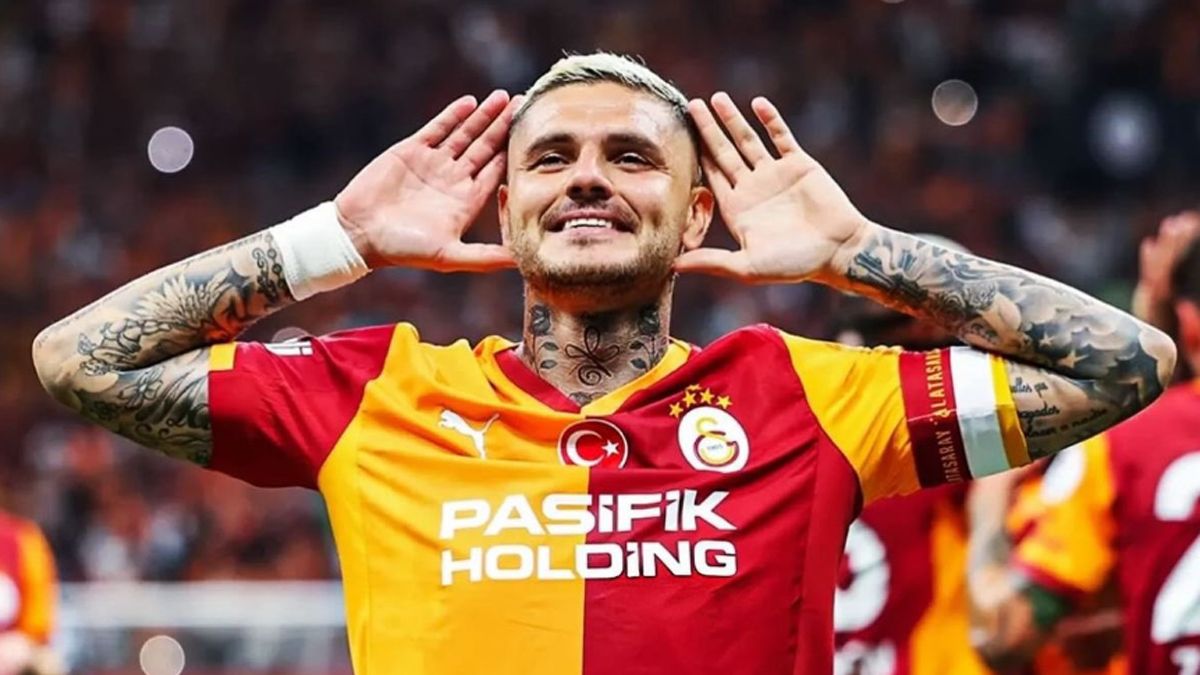 Mauro Icardi hizo su último gol en el Galatasaray y está cada vez más cerca de volver a Italia