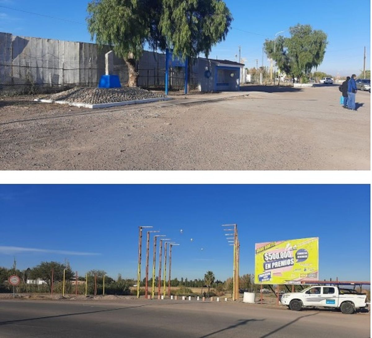 Las zonas de Palmira que serán intervenidas.