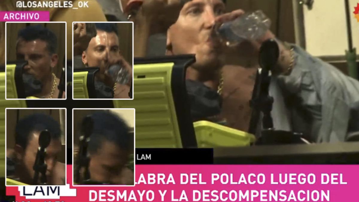 El Polaco se desmayó en La Academia.