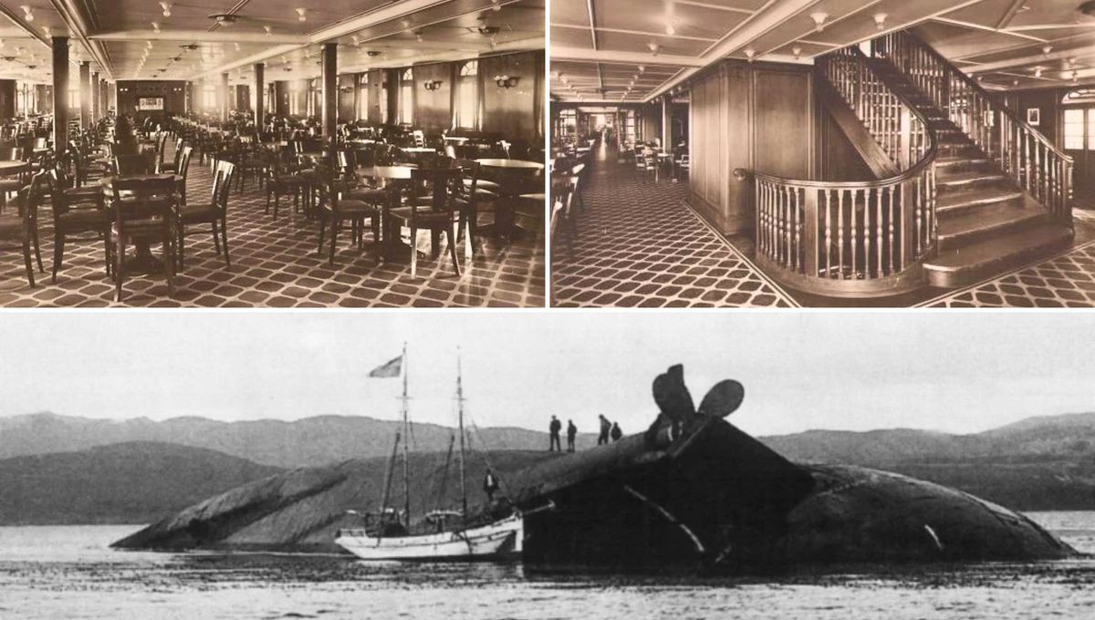 El Monte Cervantes se destacaba por tener una eslora cercana a los 160 metros y un ancho de unos 20 metros, dimensiones imponentes para la &eacute;poca. Sin embargo, hoy pertenece al fondo del mar.