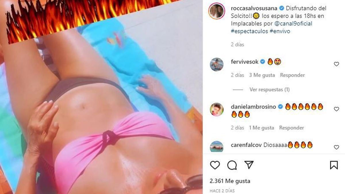 Viral! La foto de Susana Roccasalvo haciéndose zoom en bikini a los 66  años: ¡Pensamos que eras tu hija!