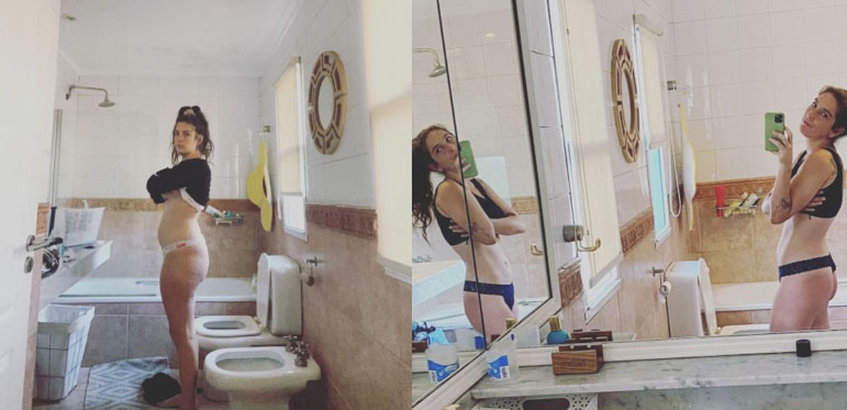 Un cambio rotundo el que mostró Juana Repetto en sus publicaciones.