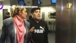 Maradona no pudo viajar a Dubai por un problema con el pasaporte y el Diez descargó su furia