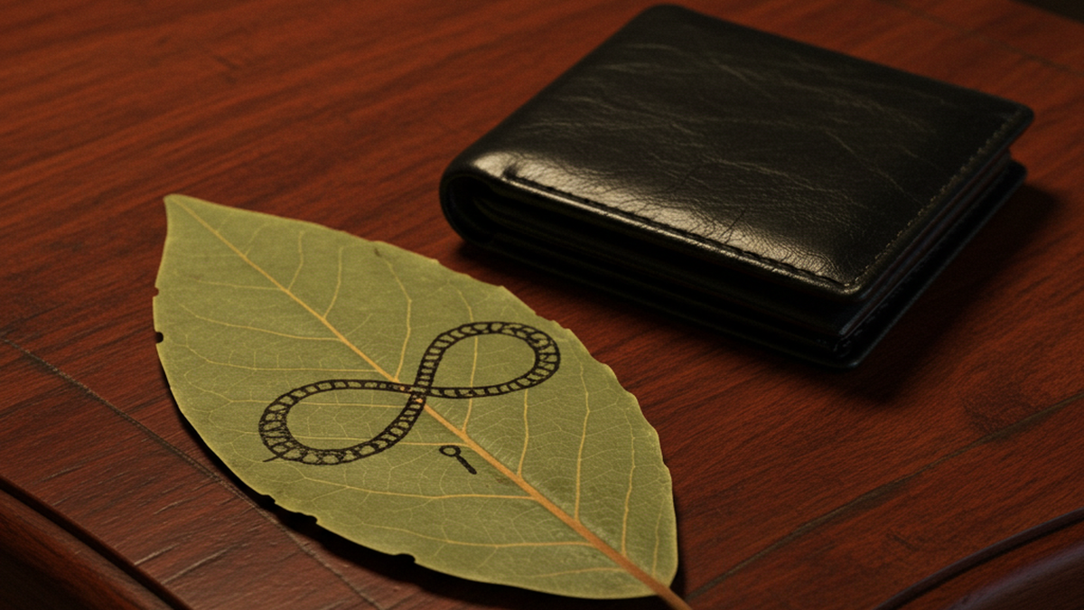 Rituales. El símbolo del infinito y la hoja de laurel.