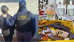 La Policía secuestró cocaína fraccionada, armas, dólares y explosivos, entre otros elementos vinculados a robos, según explicó la ministra de Seguridad, Mercedes Rus.