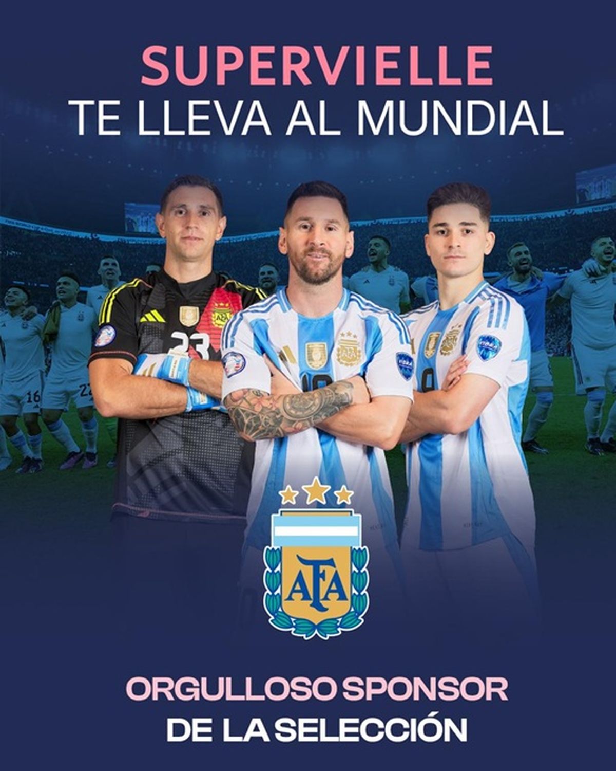 Supervielle es el nuevo Sponsor de las Selecciones Nacionales.