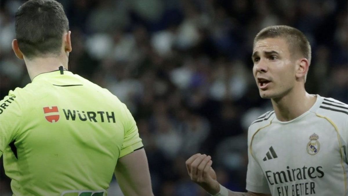 Se conoció la frase picante que Mastantuono le dijo al árbitro antes de ser expulsado en la derrota del Real