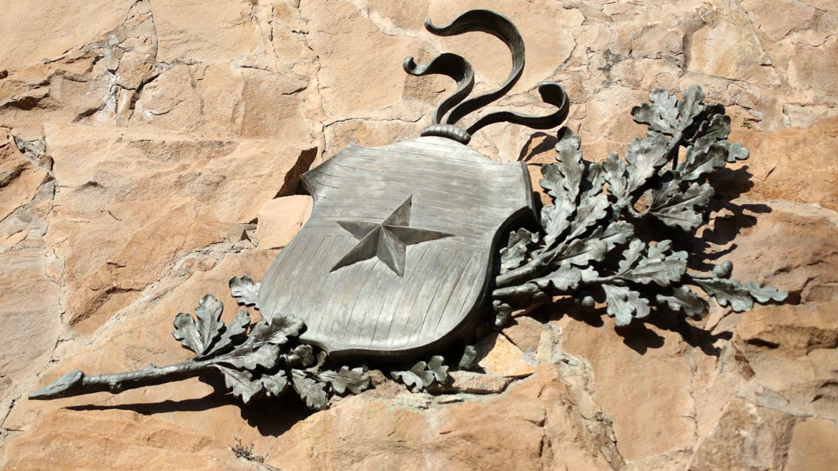 El escudo chileno. Foto: Fernando Martínez.